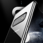 X-Level číry plastový kryt s rámčekom pre Samsung Galaxy S10 - čierny