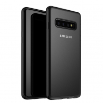 Ipaky kryt z plastu a plexiskla pre Samsung Galaxy S10 Plus - čierny
