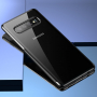 Baseus plastový číry kryt s rámčekom pre Samsung Galaxy S10 - čierny
