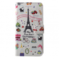 Flipové puzdro Paríž pre Huawei P20 Pro - biele