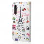 Flipové puzdro Paríž pre Huawei P20 Pro - biele