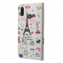 Flipové puzdro Paríž pre Huawei P20 Lite - biele