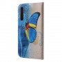 Flipové puzdro Motýľ pre Huawei P20 Pro - modrobiele