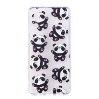 Plastový kryt pandy pre Huawei P20 Pro - transparentný