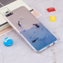 Plastový kryt tučniaky pre Huawei Y7 Prime (2018) - transparentný