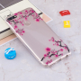 Plastový kryt kvitnúci strom pre Huawei Y7 Prime (2018) - transparentný