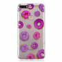 Plastový kryt donuty pre Huawei Y7 Prime (2018) - transparentný