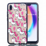 Plastový kryt jednorožce pre Huawei P20 Lite - transparentný