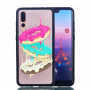 Plastový embosovaný kryt donuty pre Huawei P20 Pro - transparentný