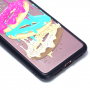 Plastový embosovaný kryt donuty pre Huawei P20 Pro - transparentný