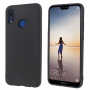 Matný plastový kryt pre Huawei P20 Lite - čierny