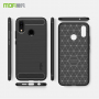 Mofi Plastový kryt s brúsenou textúrou pre Huawei P20 Lite - čierny