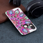 Ochranný pogumovaný kryt kvetinová mandala pre Huawei P20 Lite - farebný