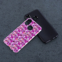 Ochranný pogumovaný kryt s leknami pre Huawei P20 Lite - ružovobiely