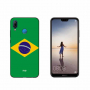 Nxe plastový kryt vlajka Brazílie pre Huawei P20 Lite