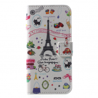 Peňaženkové puzdro rozmanitý Paríž pre Honor 10 - farebné