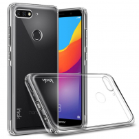 Imak nárazuvzdorný kryt s ochranou displeja pre Huawei Y7 Prime (2018) - transparentný