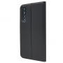 Kožené magnetické puzdro pre Huawei P20 Pro - čierne