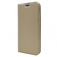 Kožené magnetické puzdro pre Huawei P20 Pro - zlaté