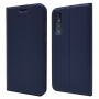 Kožené magnetické puzdro pre Huawei P20 Pro - tmavomodré