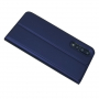 Kožené magnetické puzdro pre Huawei P20 Pro - tmavomodré