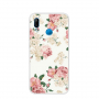 Plastový kryt kvetiny pre Huawei P20 Lite - biely