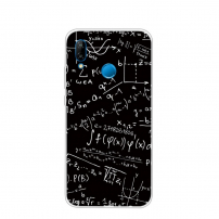 Plastový kryt matematická rovnice pre Huawei P20 Lite - čierny