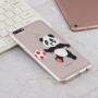 Plastový kryt panda pre Huawei Y7 Prime (2018) - transparentný