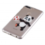 Plastový kryt panda pre Huawei Y7 Prime (2018) - transparentný