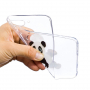 Plastový kryt panda pre Huawei Y7 Prime (2018) - transparentný