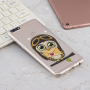 Plastový kryt sova pre Huawei Y7 Prime (2018) - transparentný