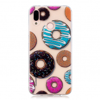 Ochranný plastový kryt donuty pre Huawei P20 Lite - transparentný