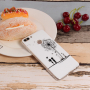 Plastový kryt púpava a deti pre Huawei P Smart - biely