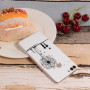 Plastový kryt púpava a deti pre Huawei P Smart - biely