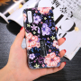 Plastový kryt s pútkom kvetiny pre Huawei P20 Pro - čierny