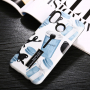 Plastový kryt s pútkom modrý téglik pre Huawei P20 Lite - modrobiely