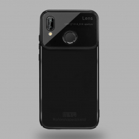 Mofi zadný kryt z plastu a skla pre Huawei P20 Lite - čierny