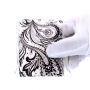 Kryt s diamantovou 3D textúrou Florálny pre Huawei P20 Lite - transparentný