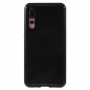 Luphie kovový rámček s tvrdeným sklom pre Huawei P20 Pro - čierny