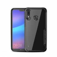 Ipaky číry kryt s rámčekom pre Huawei Nova 3 - čierny