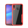 Ipaky číry kryt s rámčekom pre Huawei Nova 3 - červený