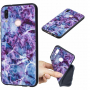 Plastový kryt mramor pre Huawei P20 Lite - fialový
