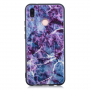 Plastový kryt mramor pre Huawei P20 Lite - fialový