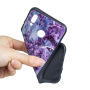 Plastový kryt mramor pre Huawei P20 Lite - fialový