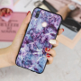 Plastový kryt mramor pre Huawei P20 Lite - fialový