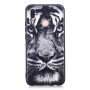 Plastový kryt tiger pre Huawei P20 Lite - čiernobiely