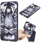 Plastový kryt tiger pre Huawei Nova 3i - čiernobiely