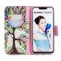 Flipové puzdro strom pre Huawei Nova 3i - farebné