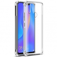 Imak číry kryt s rámčekom pre Huawei Nova 3i - strieborný