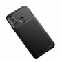 Plastový kryt s textúrou karbónu pre Huawei Nova 3i - čierny